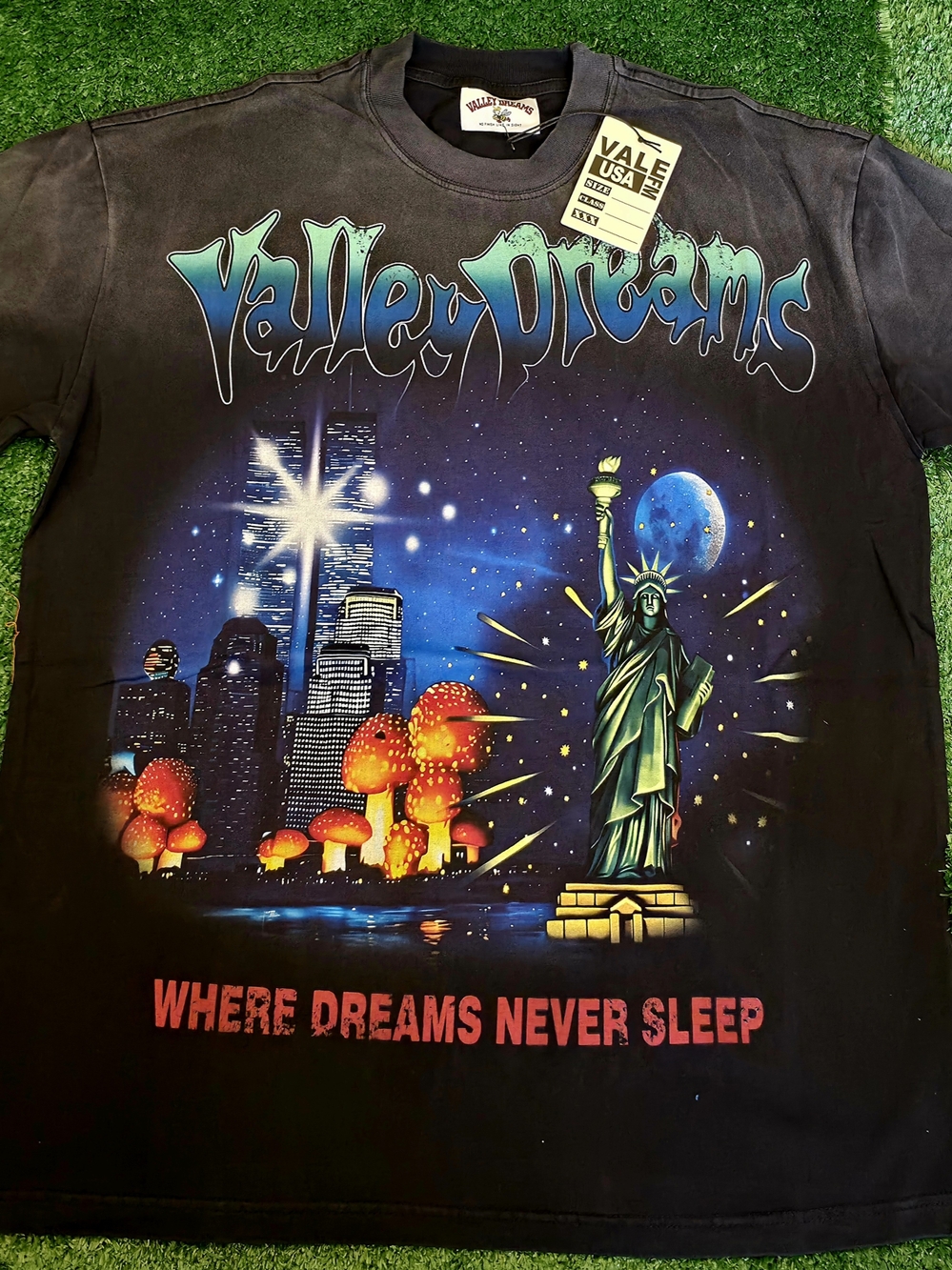 Valley Dreams Where Dreams Never Sleep Graphic Tee XL